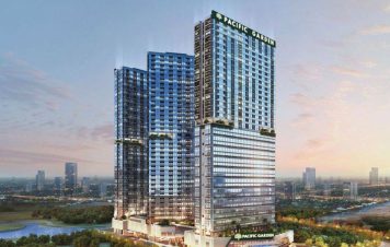 Gedung apartemen Pacific Garden Campus Town