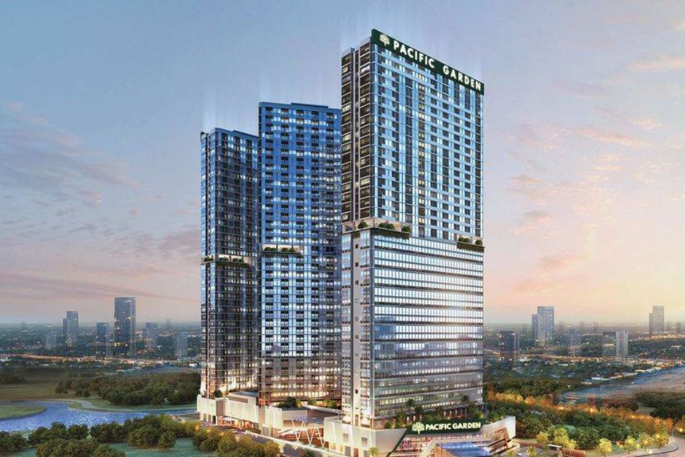 Gedung apartemen Pacific Garden Campus Town